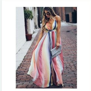 Womans multi color dress